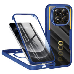 Husa 360° Xiaomi Poco X7 Techsuit ColorVerse, albastru