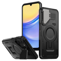 Husa Samsung Galaxy A15 4G protectie camera Techsuit CamVault MagSafe, negru