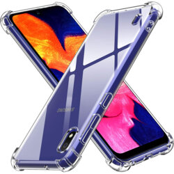 Husa Samsung Galaxy A10 Techsuit Shockproof Clear Silicone, transparenta