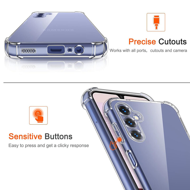 Husa Samsung Galaxy Note 20 Techsuit Shockproof Clear Silicone, transparenta