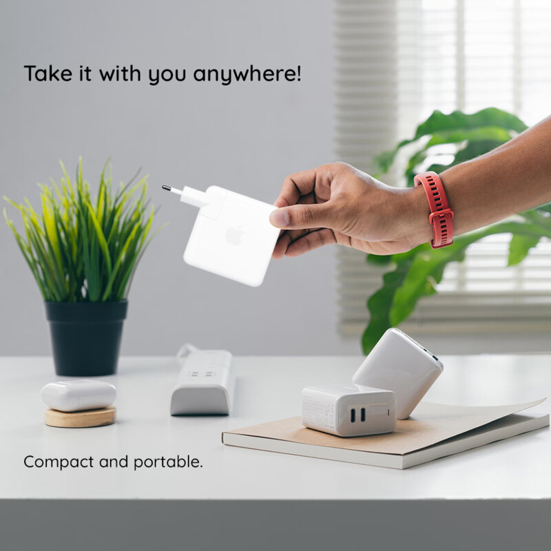 Incarcator original Apple pentru MacBook 61W, MRW22ZM/A, blister