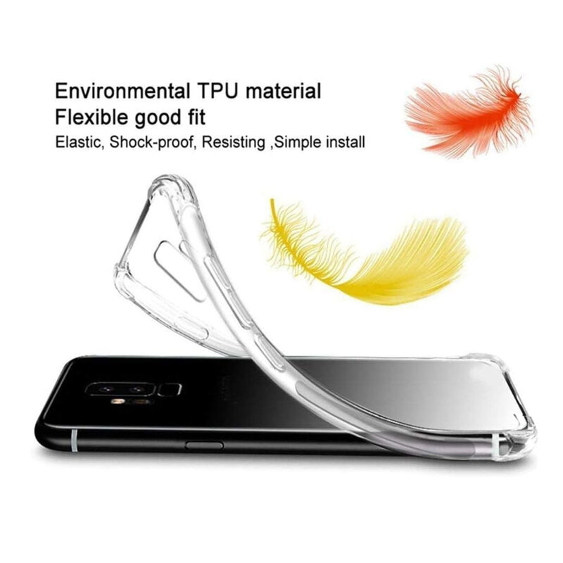 Husa Huawei P20 Lite Techsuit Shockproof Clear Silicone, transparenta