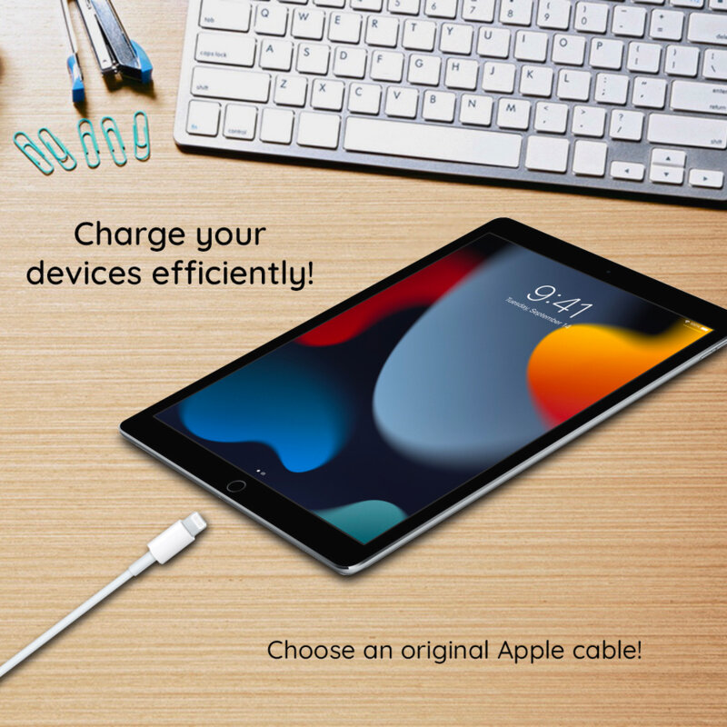 Cablu de date USB-C la Lightning Apple A2441, MQGH2ZM/A original, 2m, blister