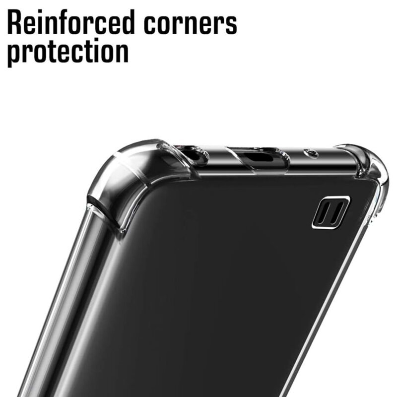 Husa Samsung Galaxy A70 Techsuit Shockproof Clear Silicone, transparenta