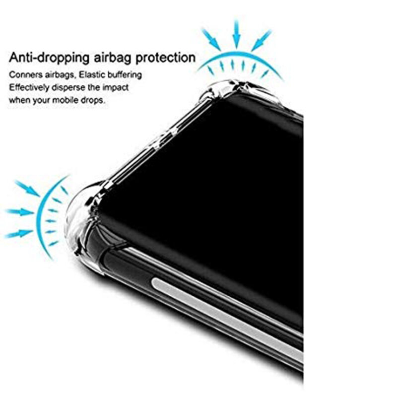 Husa Samsung Galaxy A70 Techsuit Shockproof Clear Silicone, transparenta