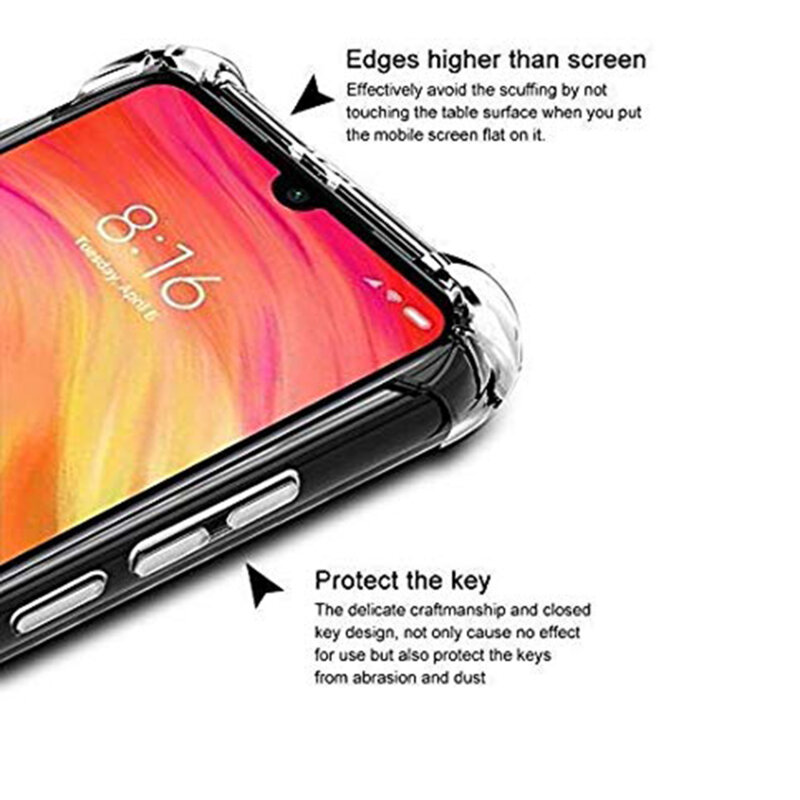 Husa Samsung Galaxy A70s Techsuit Shockproof Clear Silicone, transparenta