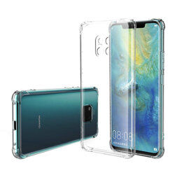 Husa Huawei Mate 20 Pro Techsuit Shockproof Clear Silicone, transparenta