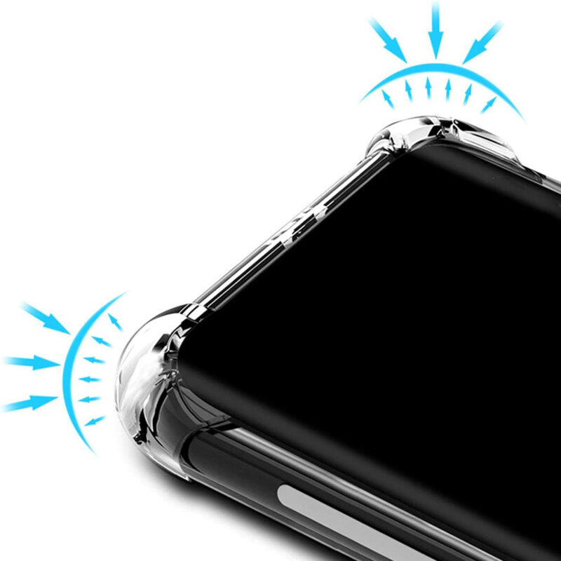 Husa Huawei Mate 20 Pro Techsuit Shockproof Clear Silicone, transparenta