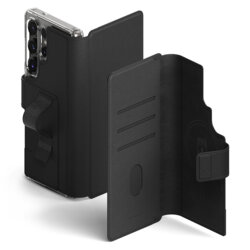 Husa Samsung Galaxy S25 Ultra Ringke Folio Grip Wallet Magnetic, negru
