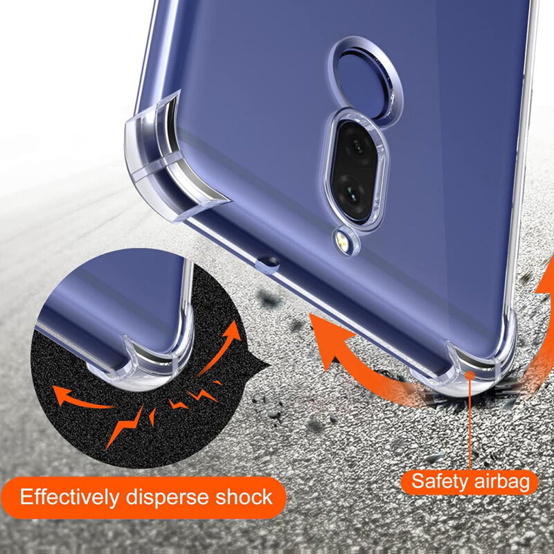 Husa Huawei Mate 10 Lite Techsuit Shockproof Clear Silicone, transparenta