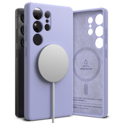 Husa Samsung Galaxy S25 Ultra Ringke Silicone Magnetic MagSafe, mov