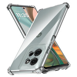 Husa Motorola Moto G15 Power Techsuit Shockproof Clear Silicone, transparenta