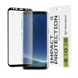 Folie sticla Samsung Galaxy S8 Techsuit 111D Full Glue Full Cover, negru
