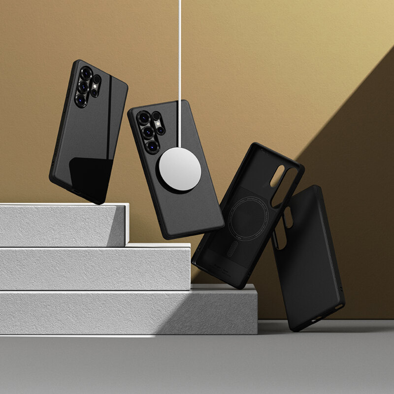 Husa Samsung Galaxy S25 Ringke Onyx MagSafe, negru