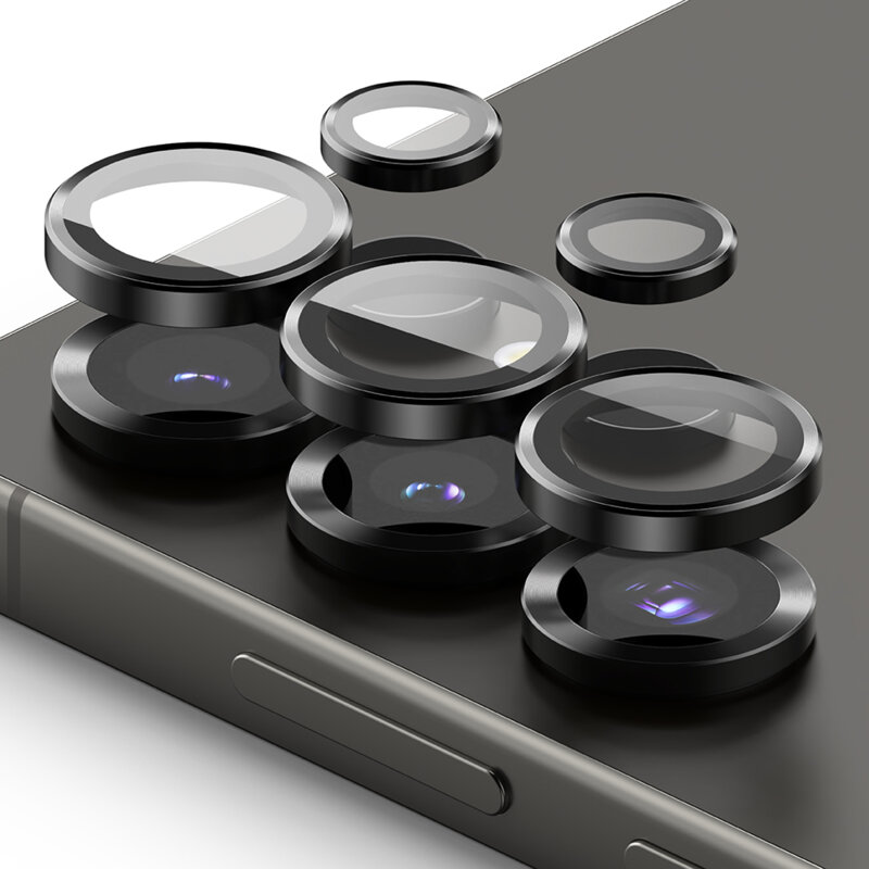 Folie sticla camera Samsung Galaxy S25 Ultra Ringke Camera Lens Frame, negru