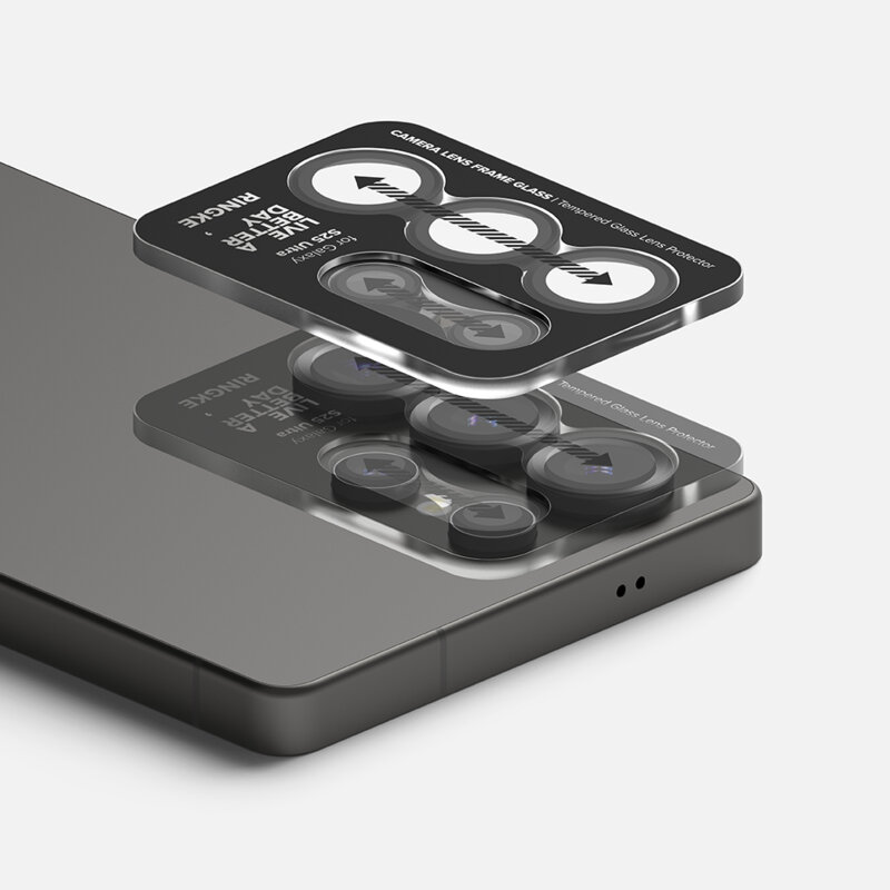 Folie sticla camera Samsung Galaxy S25 Ultra Ringke Camera Lens Frame, negru