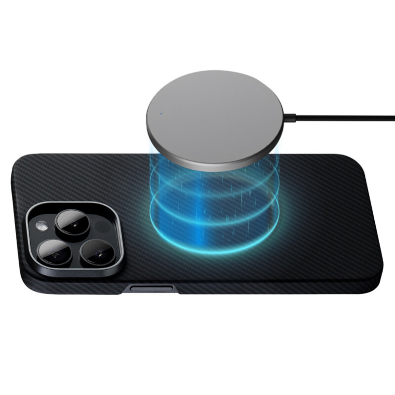 Husa iPhone 16 Plus Edizard Air MagSafe Case, negru