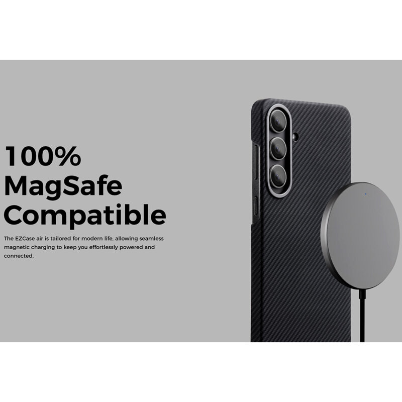 Husa Samsung Galaxy S24 Plus Edizard Air MagSafe Case, negru