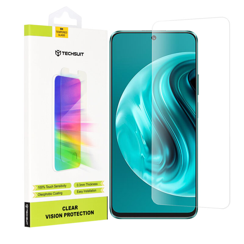 Folie sticla Huawei nova 13i Techsuit Clear Vision Glass, transparenta