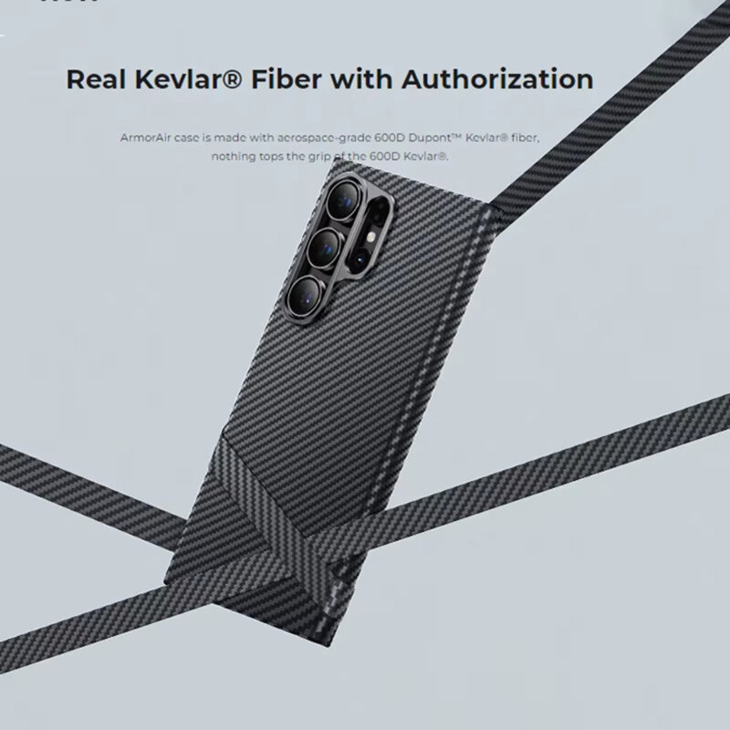 Husa Samsung Galaxy S24 Ultra Edizard Air MagSafe Case, negru