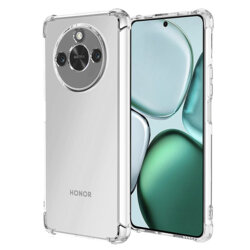 Husa Honor X9c Smart Techsuit Shockproof Clear Silicone, transparenta