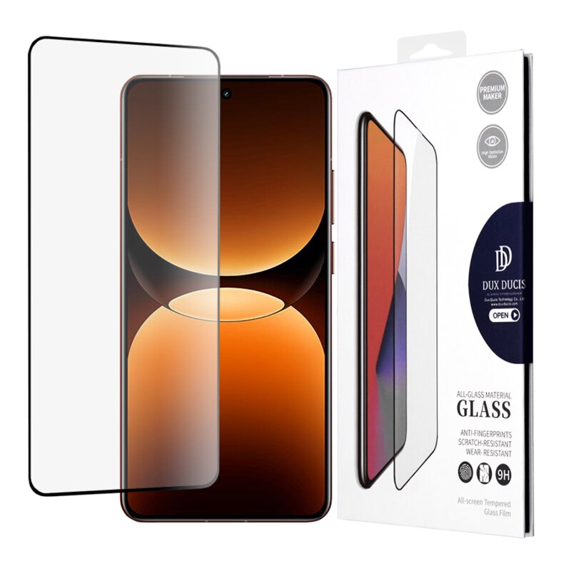 Folie sticla Realme GT 7 Pro Dux Ducis Tempered Glass, negru