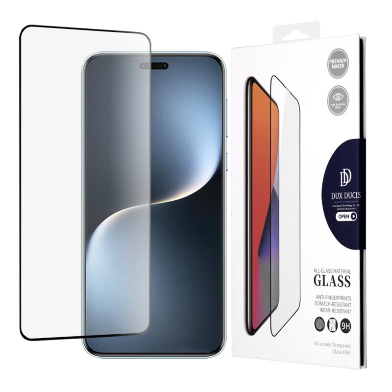 Folie sticla Honor Magic7 Pro Dux Ducis Tempered Glass, negru