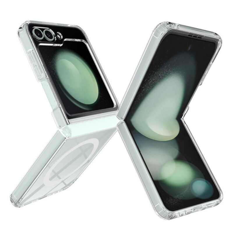Husa Samsung Galaxy Z Flip6 Techsuit MagSafe Pro, transparenta