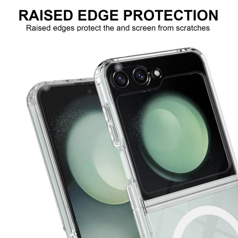 Husa Samsung Galaxy Z Flip6 Techsuit MagSafe Pro, transparenta