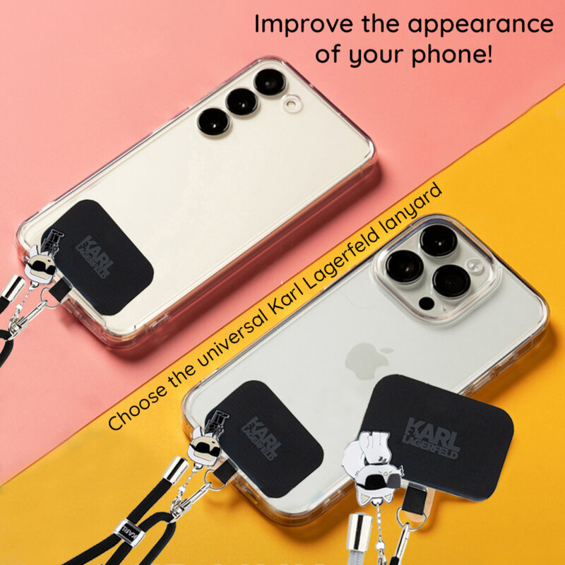 Snur telefon Karl Lagerfeld, Choupette, gri, KLUCNMSCKIG