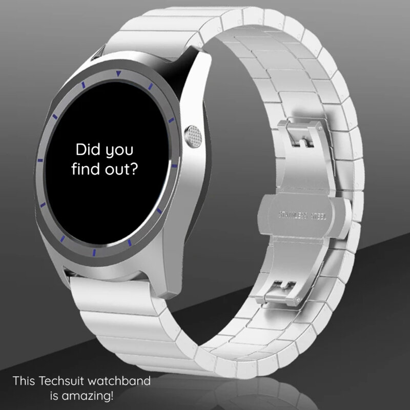 Curea Apple Watch Ultra Techsuit, argintiu, W012