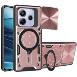 Husa Xiaomi Redmi Note 14 5G Techsuit CamGuard Pro, roz auriu