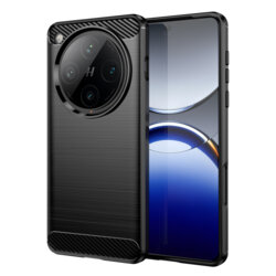 Husa Oppo Find X8 Pro Techsuit Carbon Silicone, negru