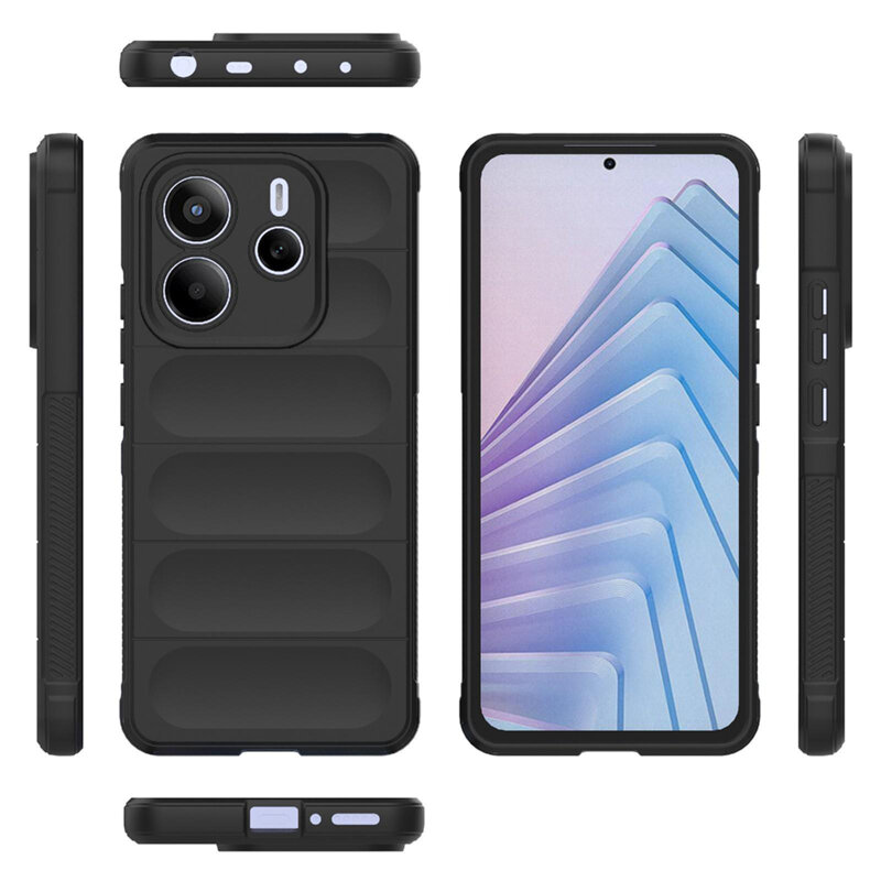 Husa Xiaomi Redmi Note 14 5G Techsuit Magic Shield, negru