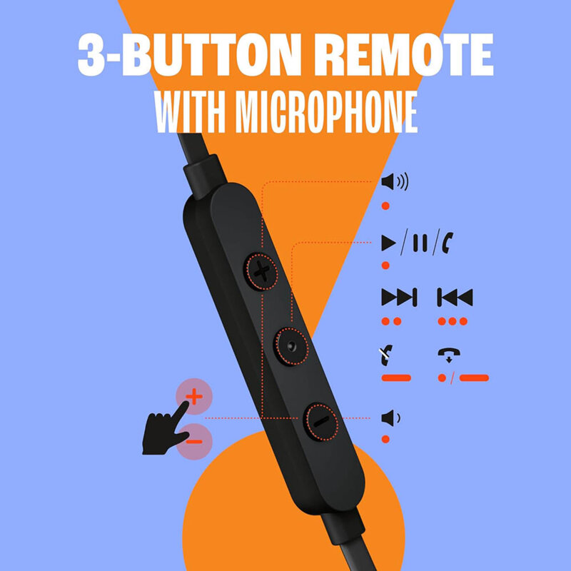 Casti audio cu fir in-ear cu mufa Type-C JBL 310C, rosu