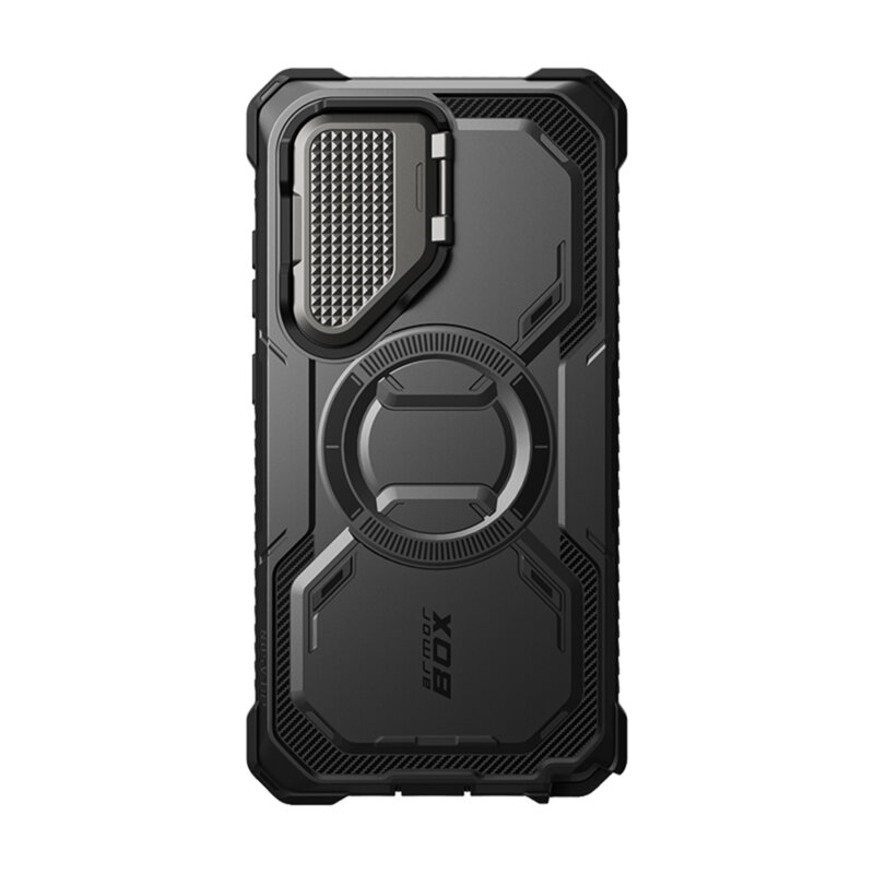 [Pachet 360°] Husa + folie Samsung Galaxy S25 Ultra I-Blason Armorbox, negru