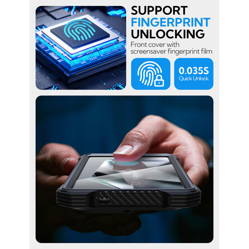 [Pachet 360°] Husa + folie Samsung Galaxy S25 Ultra I-Blason Armorbox, negru