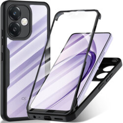 Husa 360° Oppo A40 4G Techsuit ColorVerse, negru
