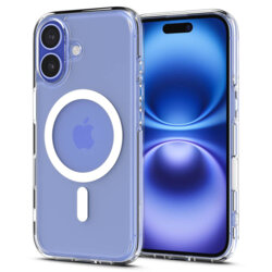 Husa iPhone 16 Spigen Ultra Hybrid T MagSafe, alb
