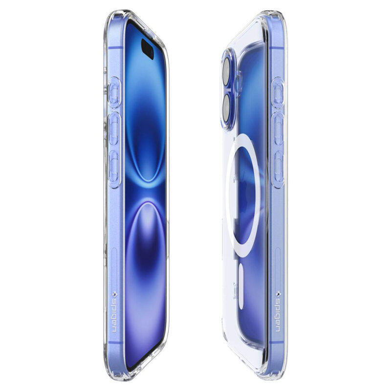 Husa iPhone 16 Spigen Ultra Hybrid T MagSafe, alb