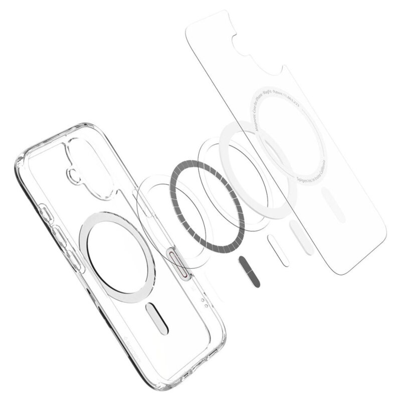 Husa iPhone 16 Spigen Ultra Hybrid T MagSafe, alb