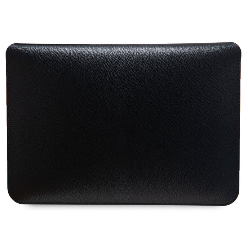 Husa laptop 14 inch Hello Kitty PU Metal Logo, negru, HKCS14PGHDLMK