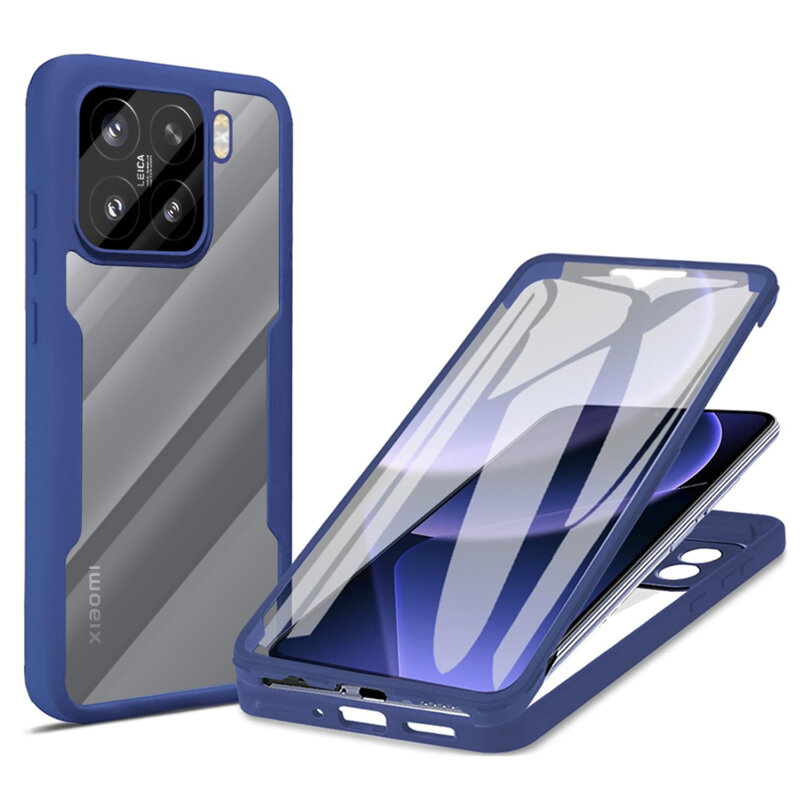 Husa 360° Xiaomi 15 Techsuit ColorVerse, albastru