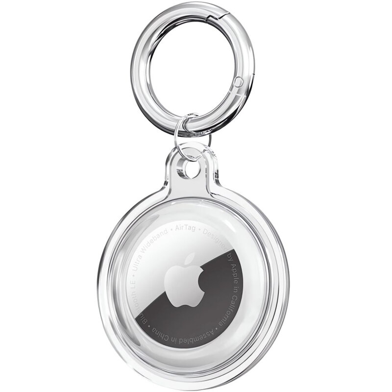 [Pachet 4x] Husa Apple AirTag Techsuit CT15 tip breloc chei, transparent