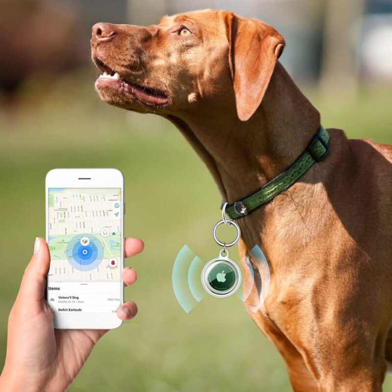 [Pachet 4x] Husa Apple AirTag Techsuit CT15 tip breloc chei, transparent