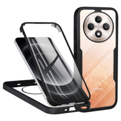 Husa 360° Oppo Reno12 F 5G Techsuit ColorVerse, negru