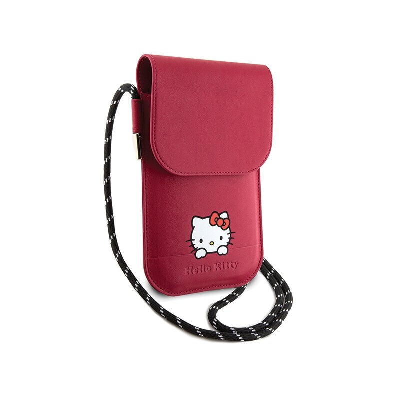 Geanta Hello Kitty Leather Daydreaming Cord, roz, HKOWBSKCDKP