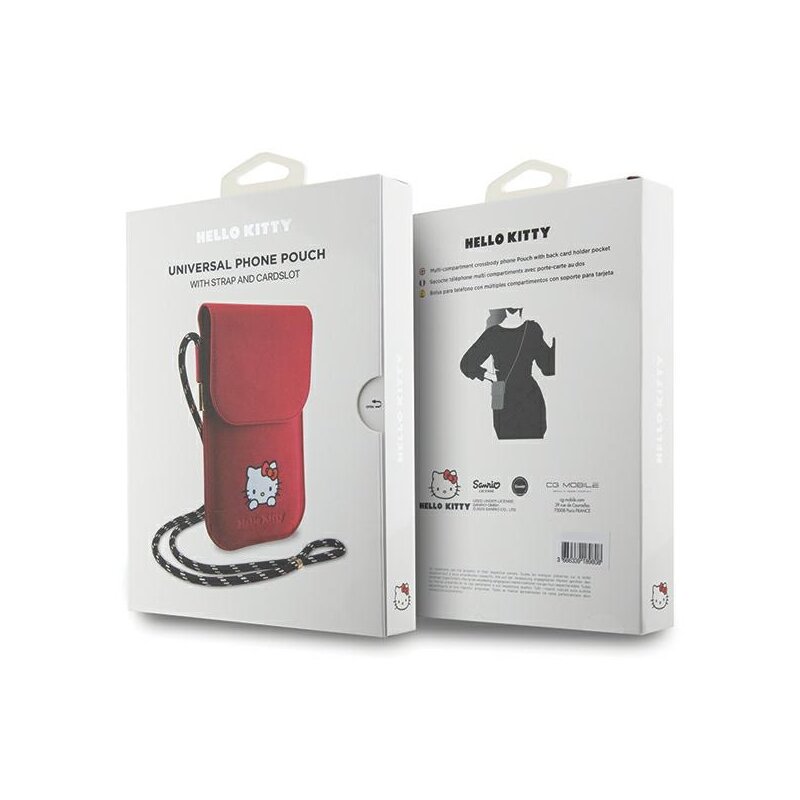 Geanta Hello Kitty Leather Daydreaming Cord, roz, HKOWBSKCDKP