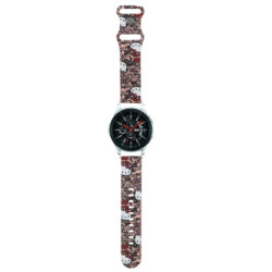 Curea Fossil Hybrid 22mm Hello Kitty Strap Silicone, roz