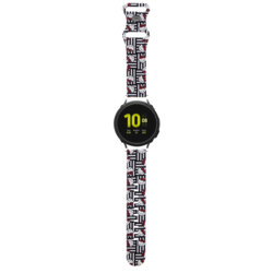 Curea Samsung Galaxy Watch4 Classic 42mm Hello Kitty Strap Silicone, negru